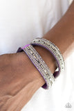 Paparazzi Bracelet - Shimmer and Sass - Purple