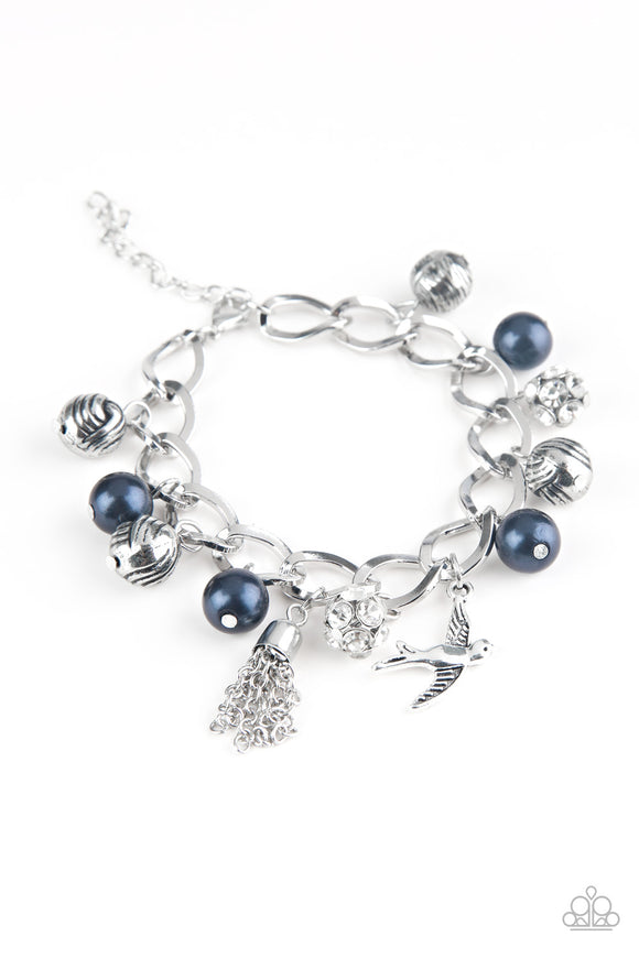 Paparazzi Bracelet - Lady Love Dove - Blue