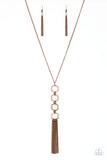 Paparazzi Necklace - Ready, Set, GEO! - Copper