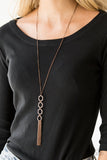 Paparazzi Necklace - Ready, Set, GEO! - Copper