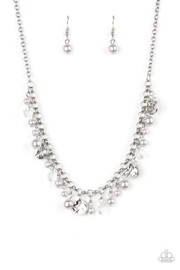 Paparazzi Necklace - Coastal Cache - Silver