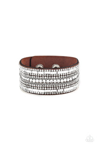 Paparazzi Bracelet - Rebel Radiance - Brown