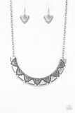 Paparazzi Necklace - Persian Pharaoh - Silver