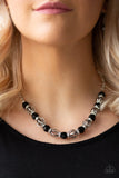 Paparazzi Necklace - Metro Majestic - Black