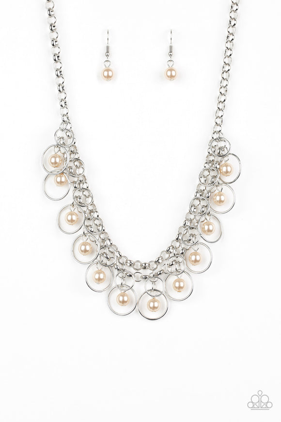 Paparazzi Necklace - Party Time - Brown