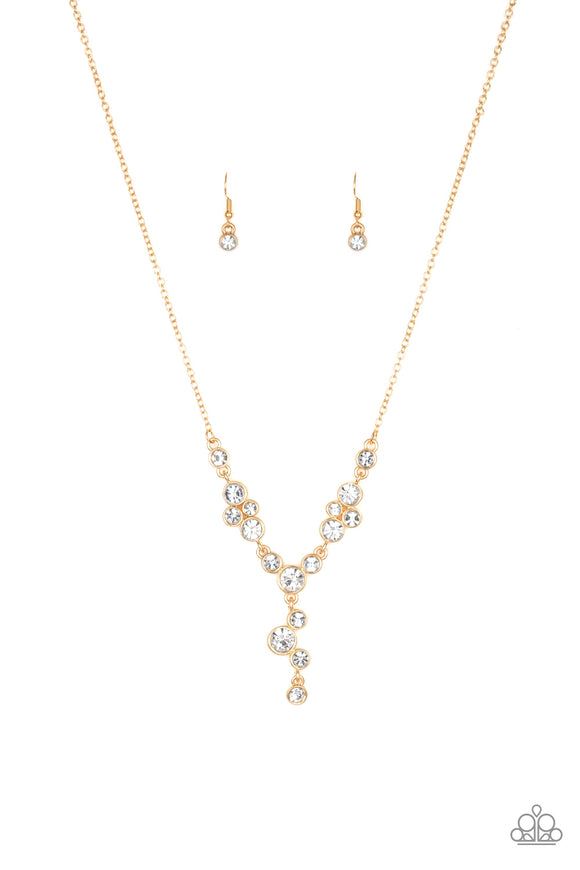 Paparazzi Necklace - Five-Star Starlet - Gold