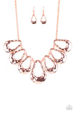 Paparazzi Necklace - Teardrop Envy - Copper