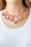 Paparazzi Necklace - Teardrop Envy - Copper