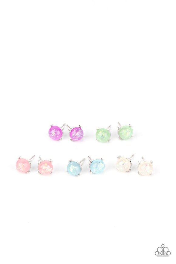 Paparazzi Starlet Shimmer Set - Pastel Sparkle Bead Earrings - 5 pack