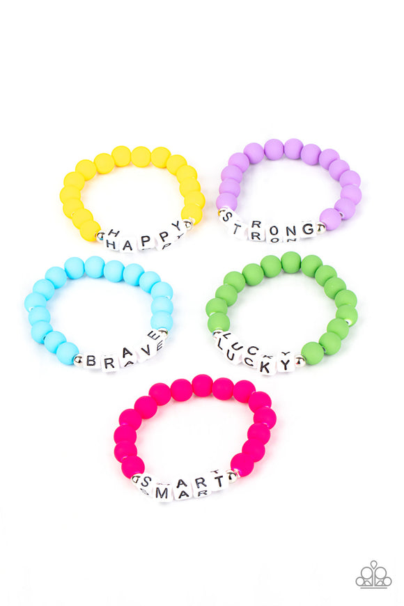 Paparazzi Starlet Shimmer Kit - Inspirational Word Beads - Bracelets