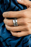 Paparazzi Ring - Fashion Fix June 2021 ~ Scintillating Smolder - Silver