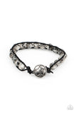 Paparazzi Bracelet - Homespun Stones - White