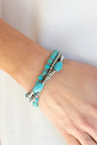 Paparazzi Bracelet - Sahara Sanctuary - Blue