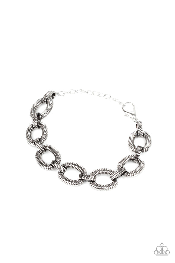 Paparazzi Bracelet - Industrial Amazon - Silver