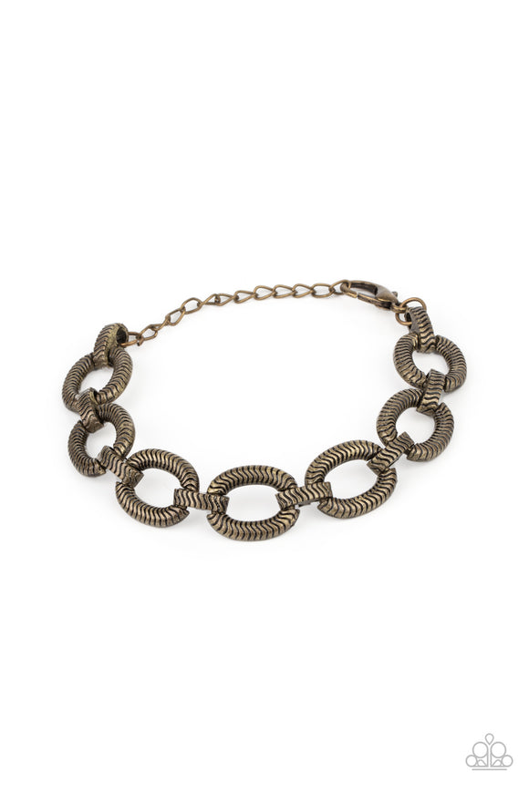 Paparazzzi Bracelet - Industrial Amazon - Brass