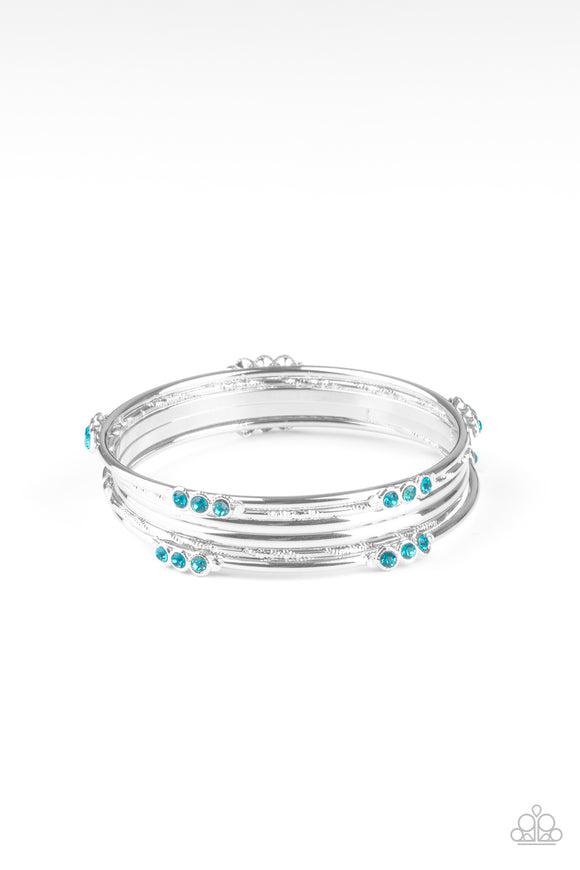 Paparazzi Bracelet - Stackable Sparkle - Blue