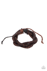 Paparazzi Bracelet Urban - Island Endeavor - Brown