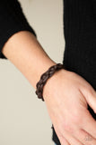 Paparazzi Bracelet Urban  - Rugged Adventure - Brown