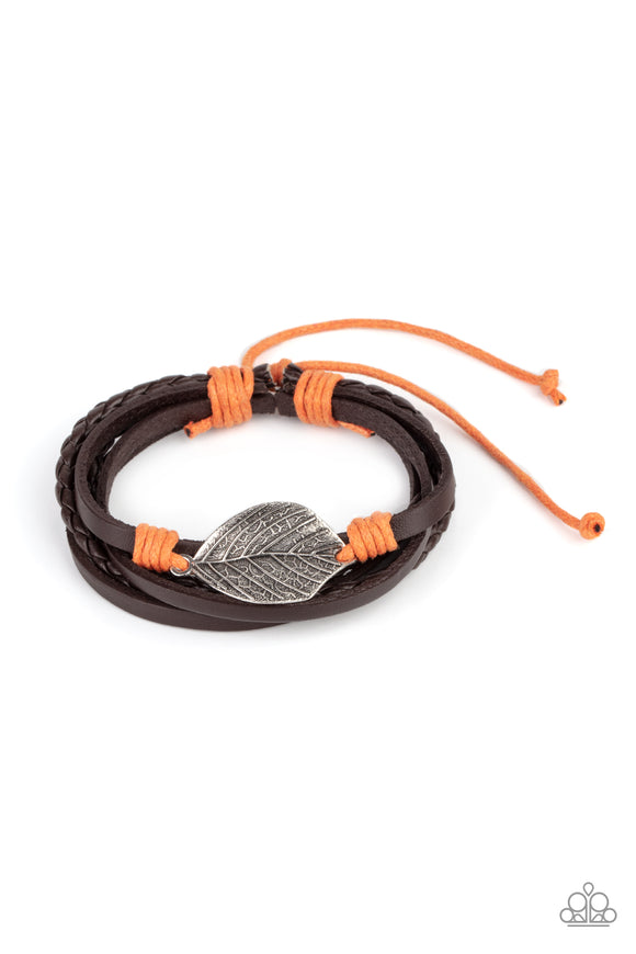 Paparazzi Bracelet Urban - FROND and Center - Orange