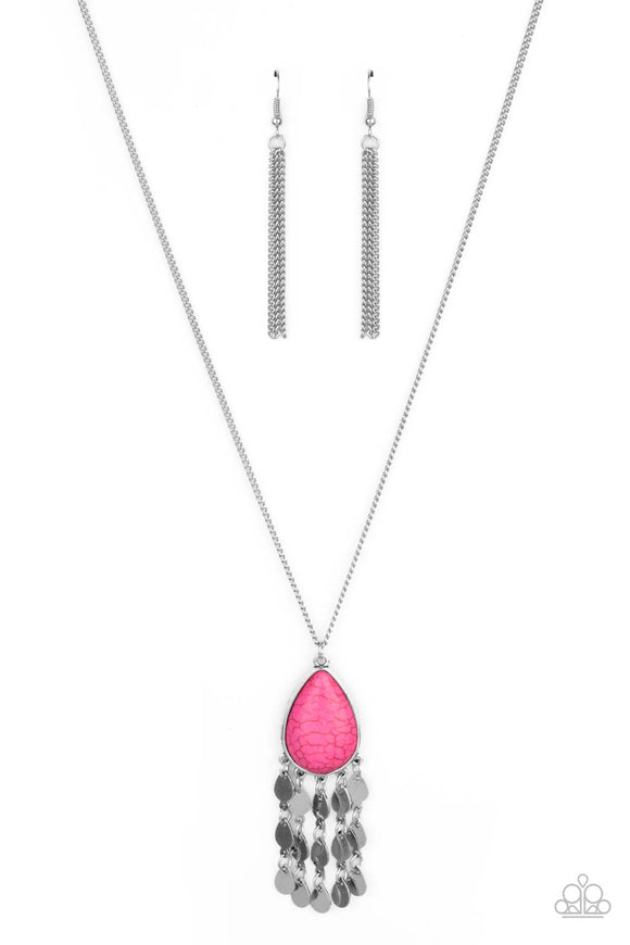 Paparazzi Necklace - Musically Mojave - Pink