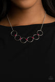 Paparazzi Necklace - Regal Society - Pink