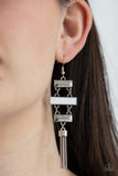 Paparazzi Earrings - Mind, Body, and SEOUL - White