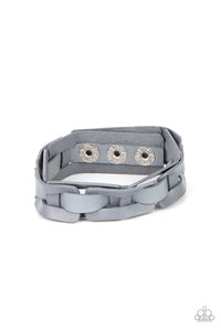 Paparazzi Bracelet Urban - Garage Band Grunge - Silver