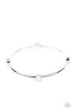 Paparazzi Bracelet - Gleam-Getter - White