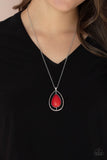 Paparazzi Necklace - Here Today, PATAGONIA Tomorrow - Red