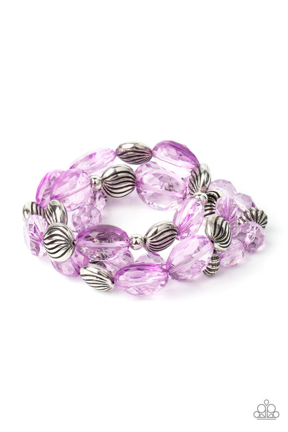 Paparazzi Bracelet - Crystal Charisma - Purple