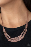 Paparazzi Necklace - Stick To The ARTIFACTS - Copper