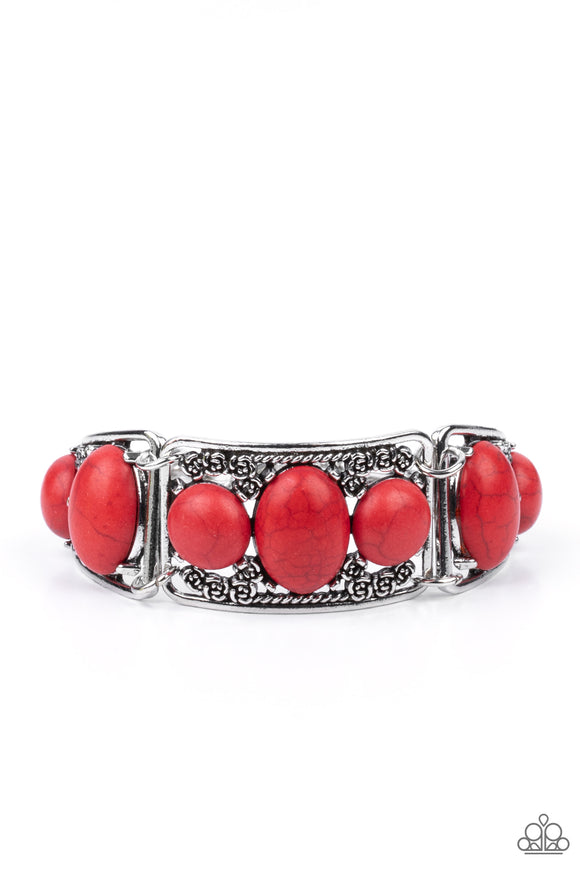 Paparazzi Bracelet - Southern Splendor - Red