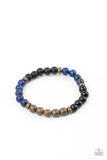 Paparazzi Bracelet Urban  - Petrified Powerhouse - Blue