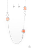 Paparazzi Necklace - Laguna Lounge - Orange