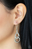 Paparazzi Earrings - Red Carpet Couture - White