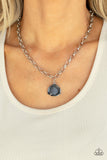 Paparazzi Necklace - Gallery Gem - Silver