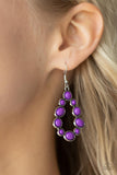 Paparazzi Earrings - POP-ular Party - Purple