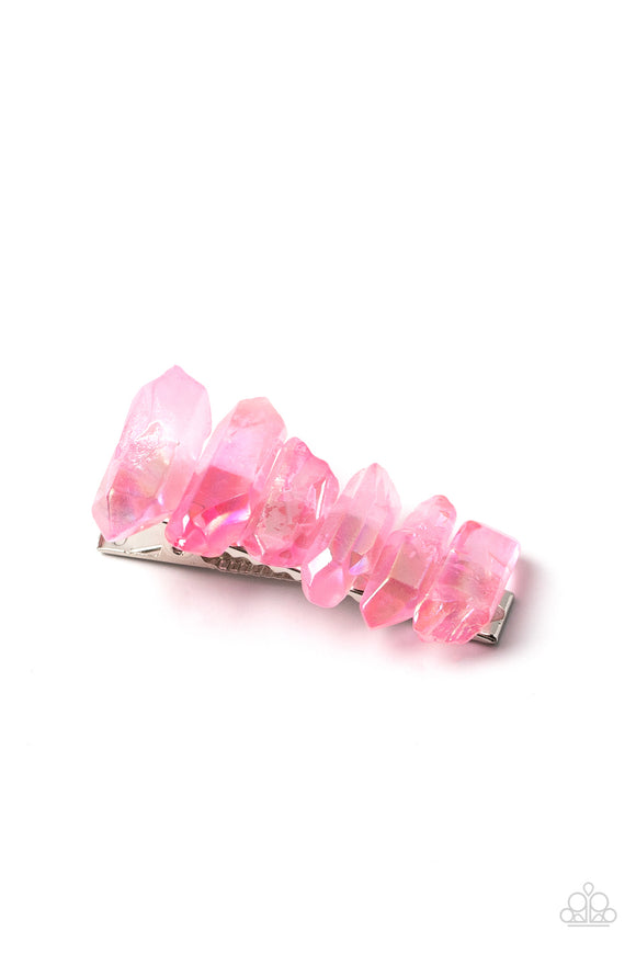 Paparazzi Hair Accessories PREORDER - Crystal Caves - Pink