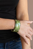 Paparazzi Bracelet Urbam - Geo Glamper - Green