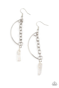 Paparazzi Earrings - Yin to My Yang - White