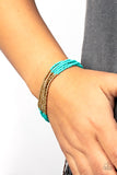 Paparazzi Bracelet - BEAD Bold - Blue