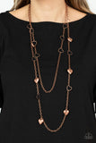 Paparazzi Necklace - Chicly Cupid - Copper or Silver