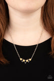 Paparazzi Necklace PREORDER - Pyramid Prowl - Yellow