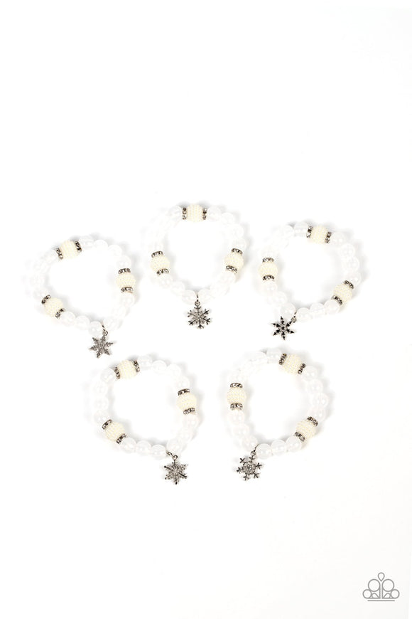 Starlet Shimmer Kit - Winter Snowflake Bracelets - 5 pack