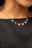 Paparazzi Necklace - Dainty Desire - Copper