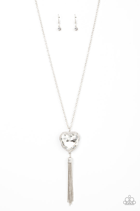 Paparazzi Necklace - Finding My Forever - White