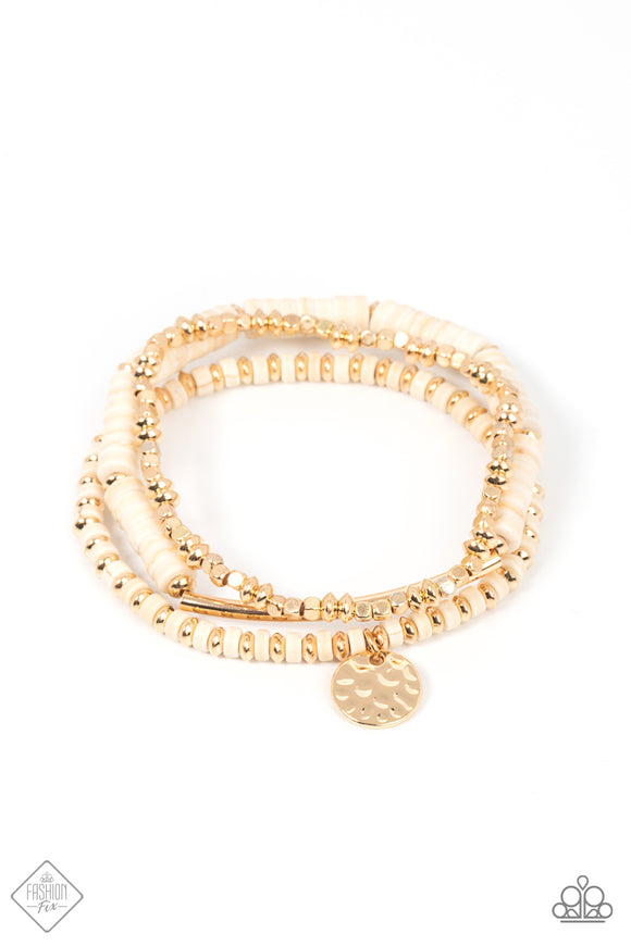 Paparazzi Bracelet - Terraform Trendsetter - Gold