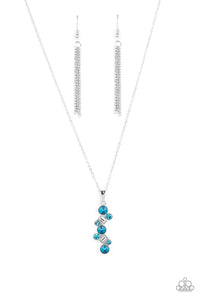 Paparazzi Necklace - Classically Clustered - Blue