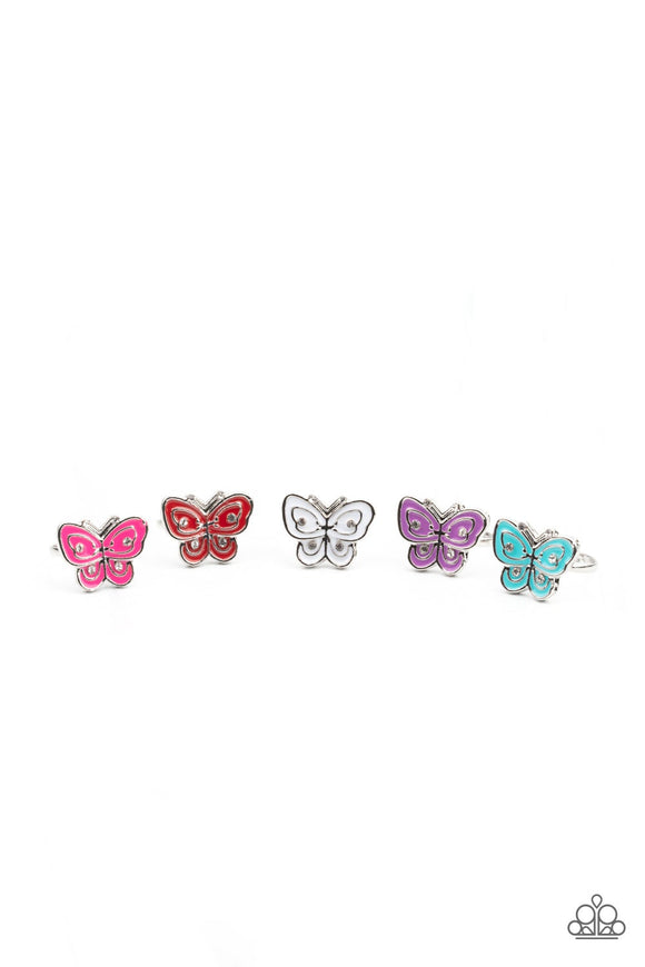 Paparazzi Starlet Shimmer Kit - Butterfly Rings - 5 pack