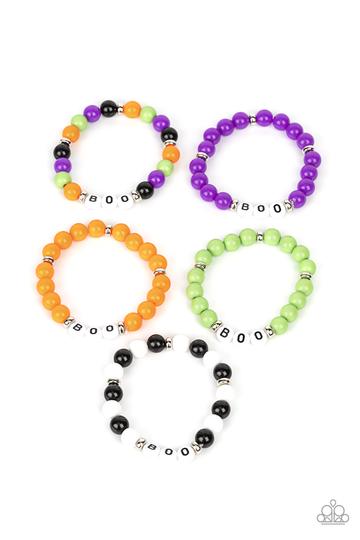 Paparazzi Starlet Shimmer Kit - Halloween Boo Bracelets - 5 pack